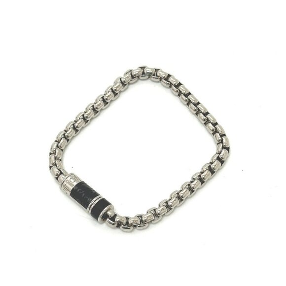 LOUIS VUITTON M63107 Bracelet-Chain Monogram-Eclipse Accessories Bracelet - Picture 1 of 8
